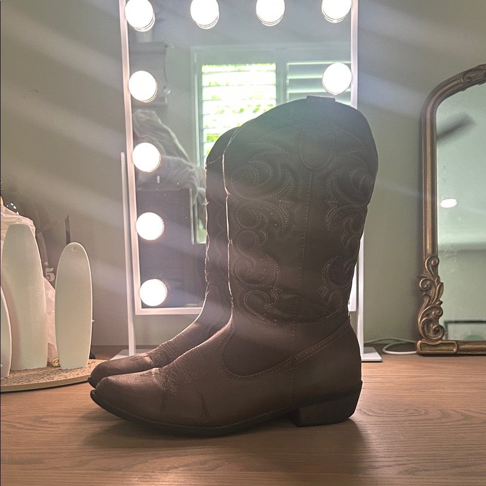 Brown Western Cowboy Boots
